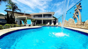Piscina Aquecida, 5 suítes, Bilhar, Varanda Gourmet, 100mts mar